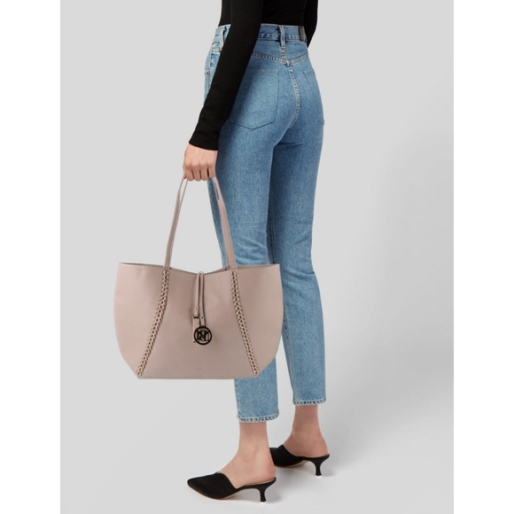 Badgley Mischka Taupe Tote Bag - Picture 9 of 10